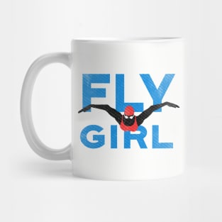 Fly Girl Womens Swimming Mug